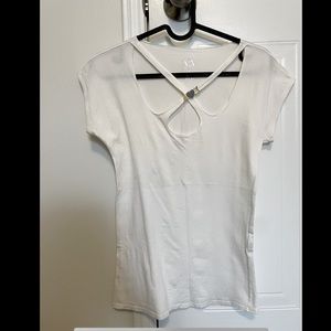White Armani Exchange shirt
